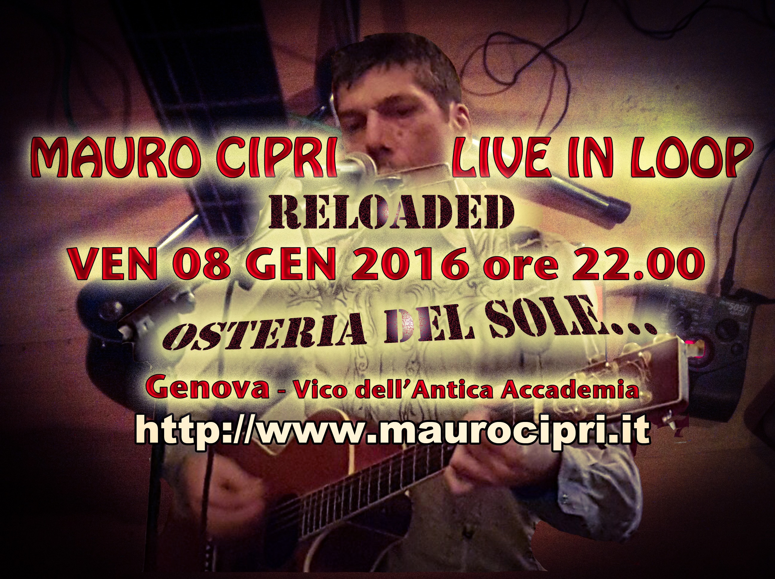 Scopri di più sull'articolo ANNULLATA DATA Live in Loop – Reloaded – Genova Osteria del Sole 08 01 2016