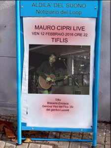 Scopri di più sull'articolo Mauro Cipri Live al Tiflis 12 02 2016