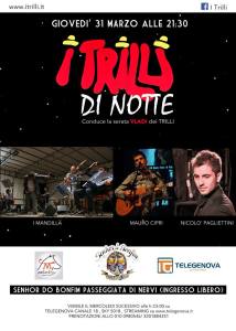 Scopri di più sull'articolo I trilli di notte – Bonfim – Genova 31/03/2016