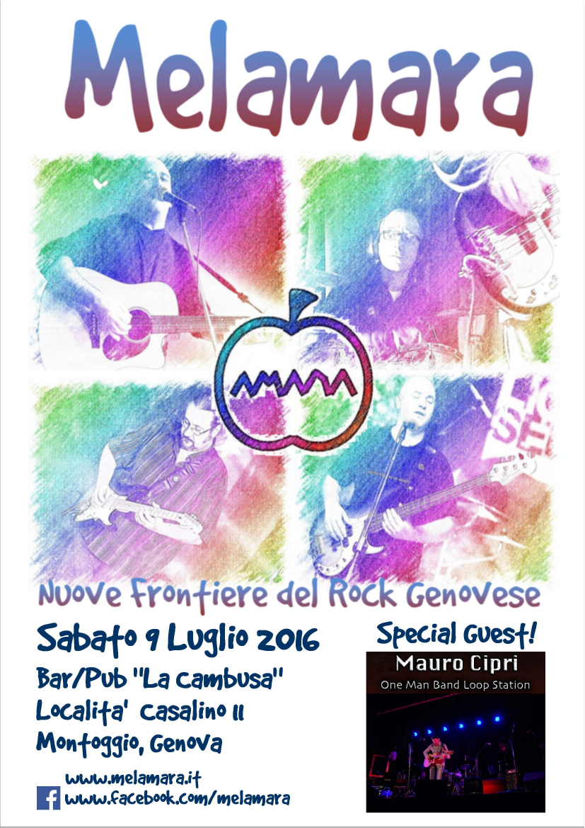 Scopri di più sull'articolo MAURO CIPRI + MELAMARA LIVE LA CAMBUSA 09/07/2016